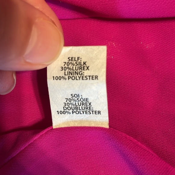 New Ramy Brook Julianna Plunging Maxi Dress in Electric Pink Jacquard size 6 - Picture 14 of 16